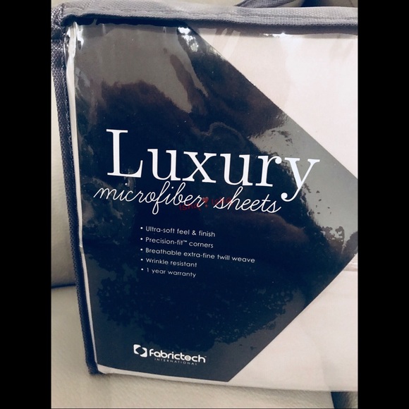 MicroFiber King Sheet Set Ultra Soft No-Wrinkle - Picture 3 of 8